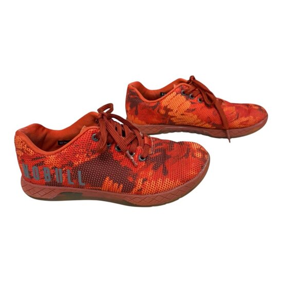 NOBULL Shoes - NOBULL Shoes Red Fire Camo Trainer Superfabric Gum Bottoms Sneakers women's sz 8